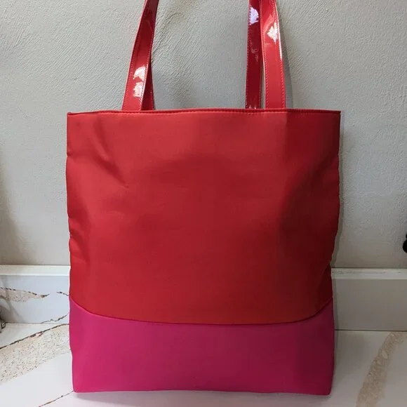 Lancome Paris tote bag. Red/Pink. EUC! - Picture 8 of 8